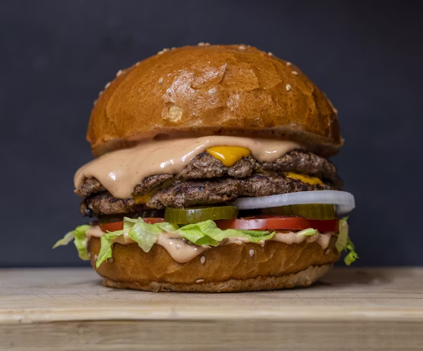 Beef burger photo